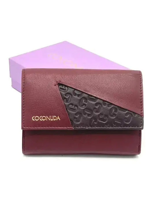 Small Leather Women's Wallet Classic Burgundy
