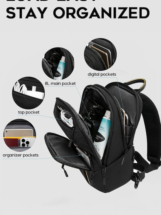 Herrentasche Sling Schwarz