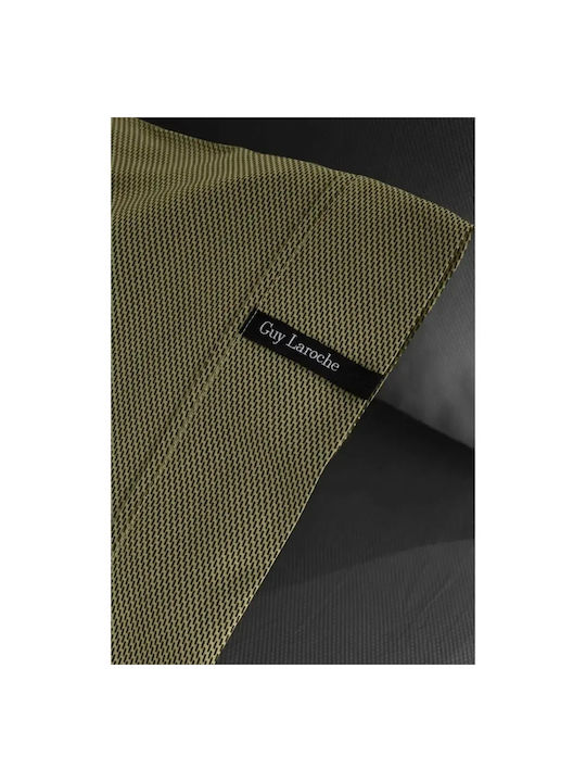 Guy Laroche Minimal Pillowcase Set with Envelope Cover Khaki 50x70cm. 1117092225062