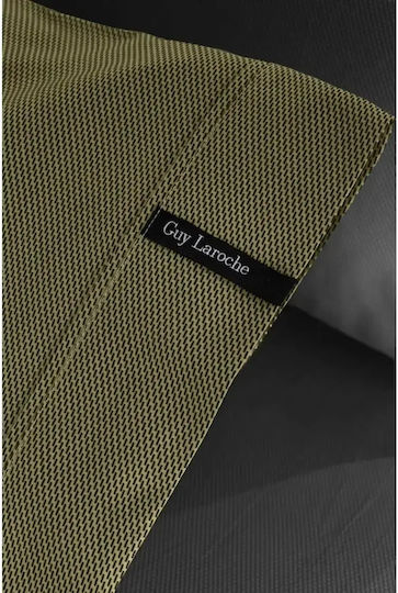 Guy Laroche Minimal Pillowcase Set with Envelope Cover Khaki 50x70cm.
