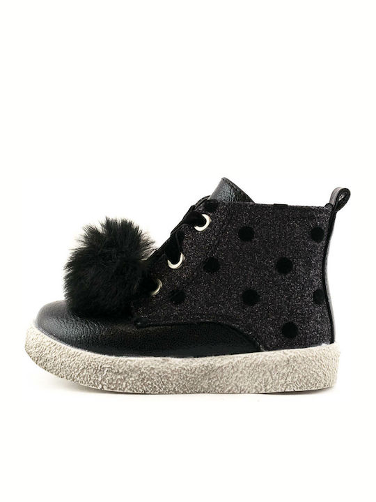 Kids Sneakers High Black