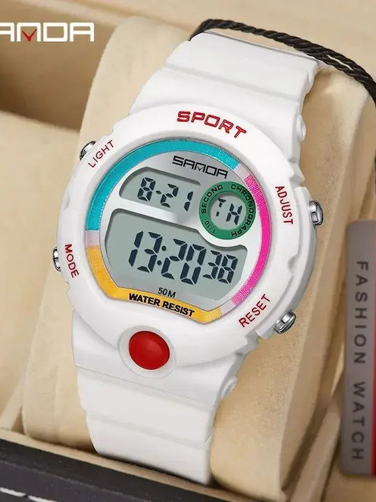 Sanda Ceas Pentru Copii 40mm Alb