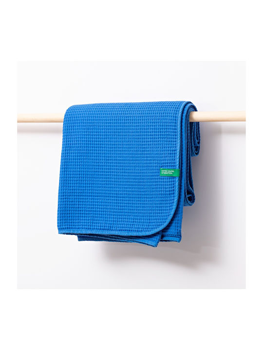 Benetton Rainbow Ριχτάρι Πολυθρόνας 140x190εκ. Μπλε