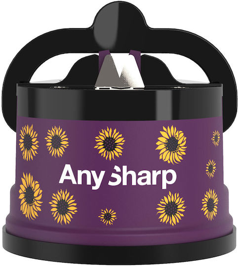 Anysharp Classic Ascuțitoare Mov Cu Floarea-soarelui