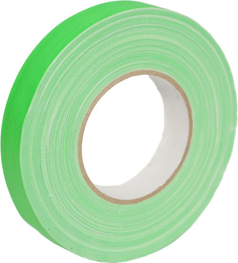Fos Technologies Self-Adhesive Fabric Tape Green 25mmx50m 1pcs