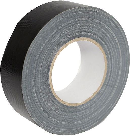 Fos Technologies Self-Adhesive Fabric Tape Black 50mmx50m 1pcs