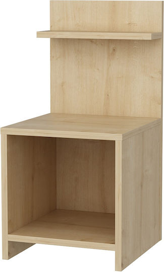 Κομοδίνο Ulman Ξύλινο Μπεζ 35x37x72cm