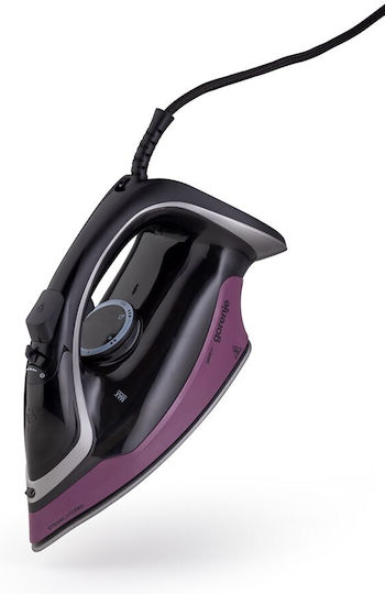 Gorenje SIK2800BKv Steam Iron 2800W with Ceramic Plate and Continuous Steam Supply 50g/min