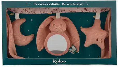 Moulin Roty Αλυσίδα Κούνιας και Καροτσιού με Καθρέφτη για Νεογέννητα