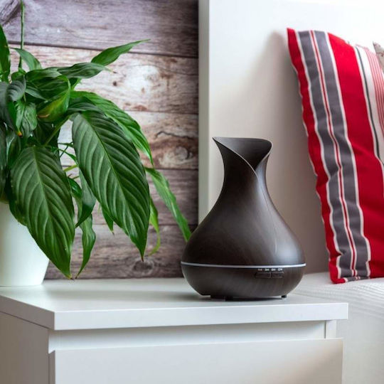 Siks Luftbefeuchter Fernbedienung Ultraschall Aromatherapie Diffusor Dunkles Holz Farbe