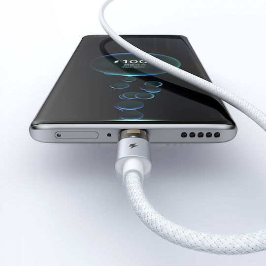 Mcdodo Regular USB 2.0 Cablu USB-C bărbătesc - USB-A 66W Alb 1.2m