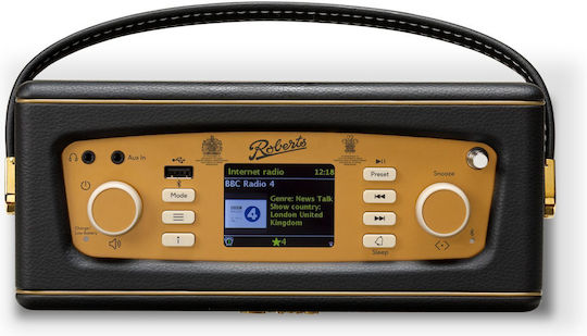Roberts Revival IStream3L Επιτραπέζιο Ραδιόφωνο DAB+ με Bluetooth και USB Μαύρο