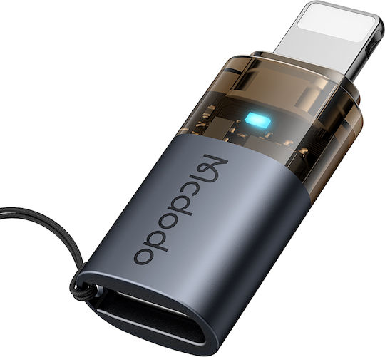 Mcdodo Μετατροπέας USB-C female σε Lightning male Μπλε 1τμχ OT-7630