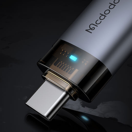 Mcdodo Μετατροπέας USB-A female σε USB-C male Μπλε 1τμχ OT-7400