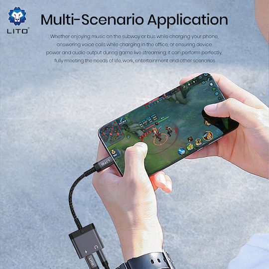 Lito Converter USB-C / 3.5mm male to 3.5mm female 1pcs