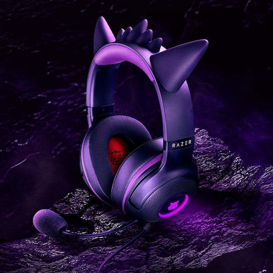 Razer Kraken Kitty V2 Over Ear Gaming Headset with Connection USB Pokemon Gengar