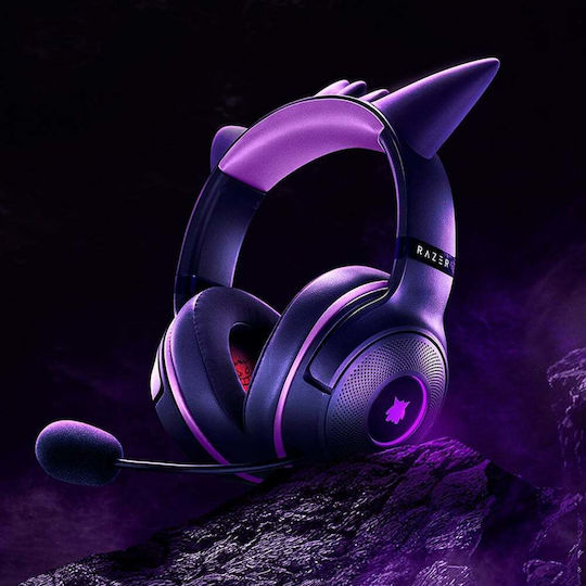 Razer Kraken Kitty V2 Over Ear Gaming Headset with Connection USB Pokemon Gengar