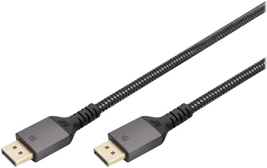 Digitus Cablu DisplayPort male - DisplayPort male 2m Negru