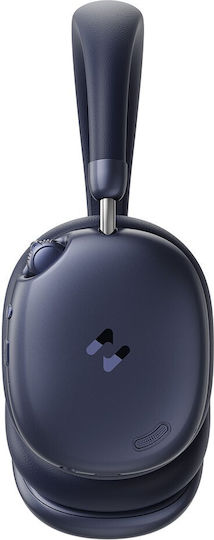 Havit Space S1 Ασύρματα Bluetooth Over Ear Ακουστικά με 100 ώρες Λειτουργίας Μπλε