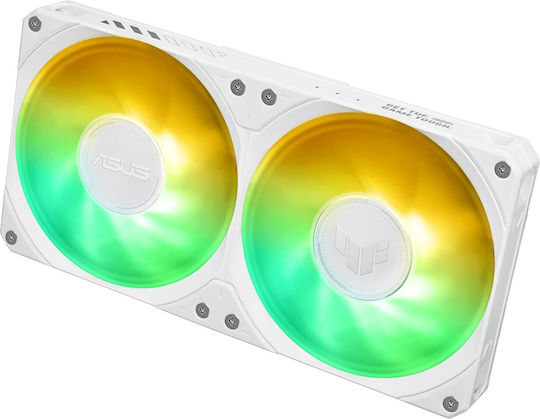 Asus TUF Gaming LC III 240 Охлаждане AIO CPU с 2 Вентилатора 120mm и ARGB Осветление Бял