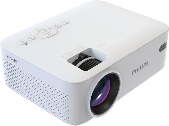 Philips NeoPix 100 NPX100/INT Projector LCD LED Lamp with Built-in Speakers White