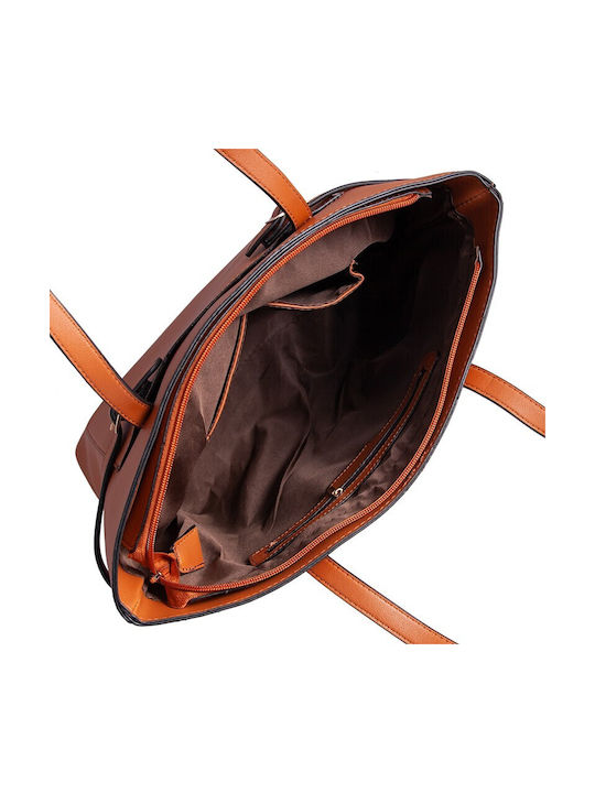 Set Women's Shoulder Handbag Crossbody Tabac Brown
