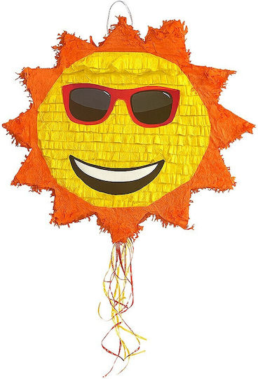 Ochelari De Soare Pinata Petrecere Flippy Din Hârtie Creponată Carton Pinata Petrecere 40 X 40 X 7 Cm Galben Roșu