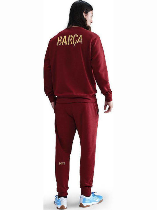 Barcelona Sweatpants with Elastic Team Red / Opti Yellow