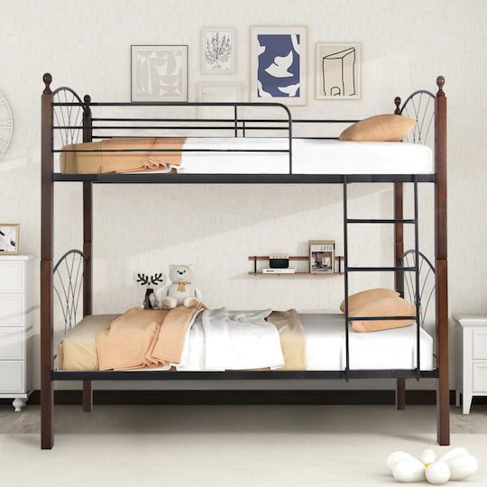 Storey Κουκέτα Μονή για Στρώμα 90x190cm