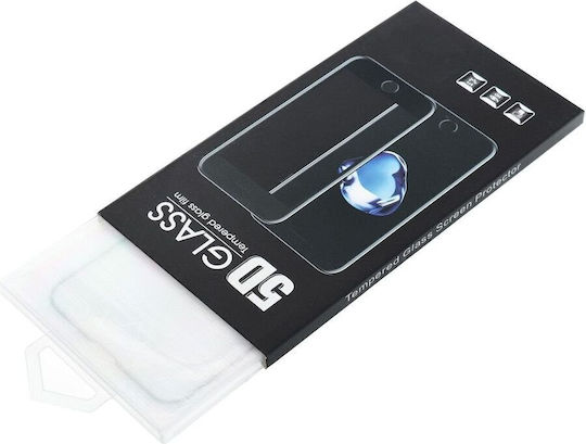 5D 0.3mm Adeziv complet Full Face Tempered Glass Negru (Moto G86)