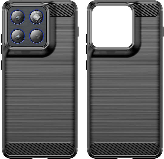 Techsuit Carbon Bumper Σιλικόνης / Πλαστικό Μαύρο (Motorola Edge 70, Techsuit)
