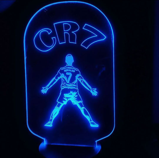 Led Kids Decorative Lamp with Color Changes Black 22x12cm