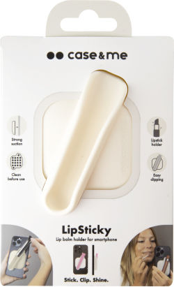 Sbs Case Me Lipstick Holder Suction Cup Smartphones Peach