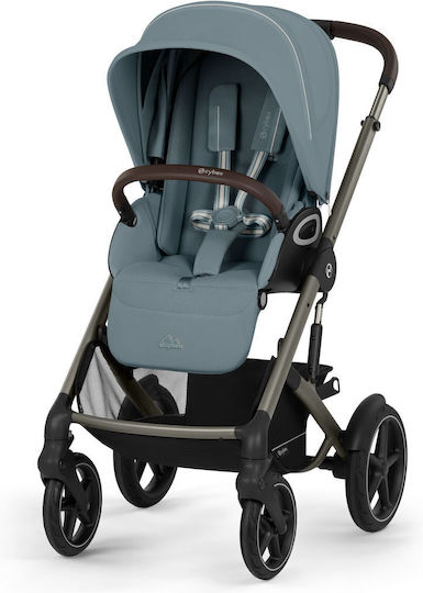 Cybex Talos S Lux Adjustable Baby Stroller Suitable for Newborn Stormy Blue / Taupe Frame 14.2kg