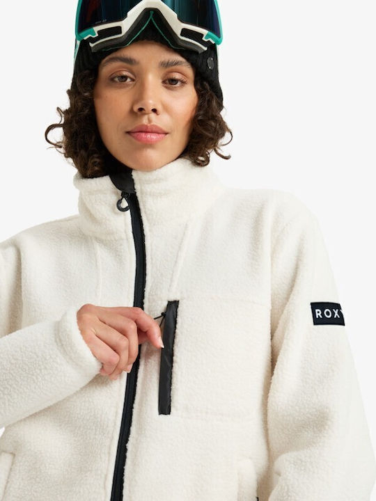 Roxy ERJFT04969-WCF0 Γυναικείο Μπουφάν για Σκι & Snowboard Λευκό