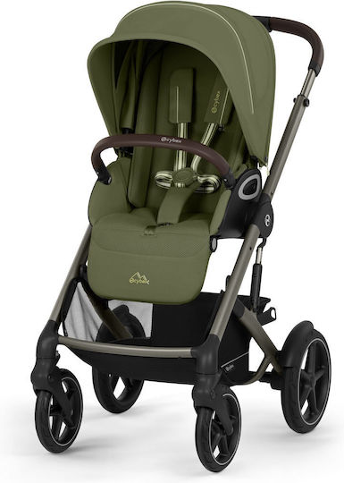 Cybex Talos S Lux Adjustable Baby Stroller Suitable for Newborn Moss Green / Taupe Frame 14.2kg