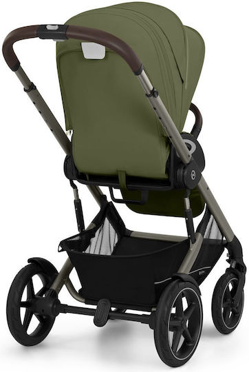 Cybex Talos S Lux Adjustable Baby Stroller Suitable for Newborn Moss Green / Taupe Frame 14.2kg