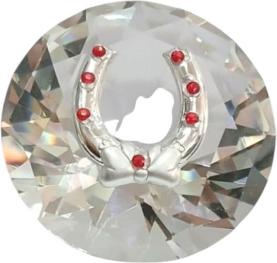 Kalliopi Silver Гоури Заключване на скоба Бял 8x8см 1бр
