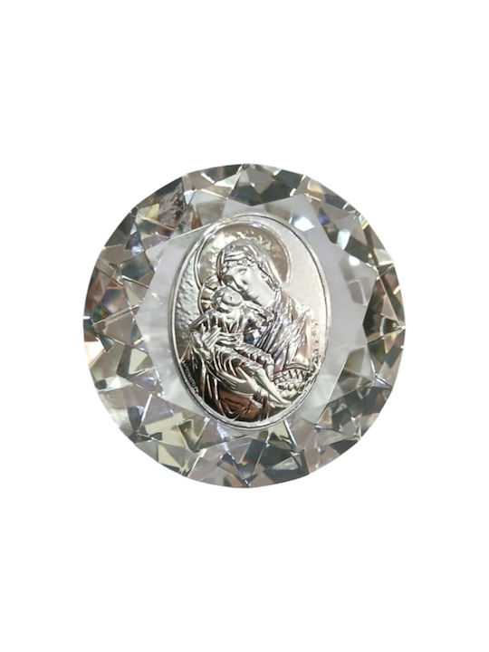Kalliopi Silver Amulet Alb 10x10cm 1buc