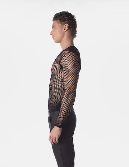 Barcode Berlin Sexy Ανδρικό Top Μαύρο