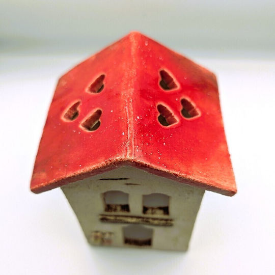 G2026/400 Handmade Ceramic Tabletop Decorative Little House Grekas Home