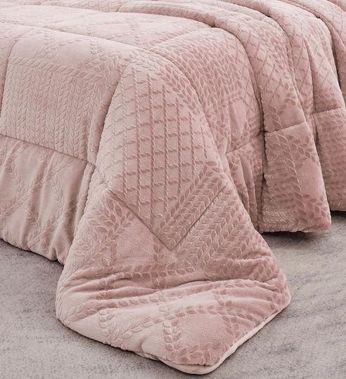Liolios Home Κουβερτοπάπλωμα King Size 260x240εκ. Prestige Pink