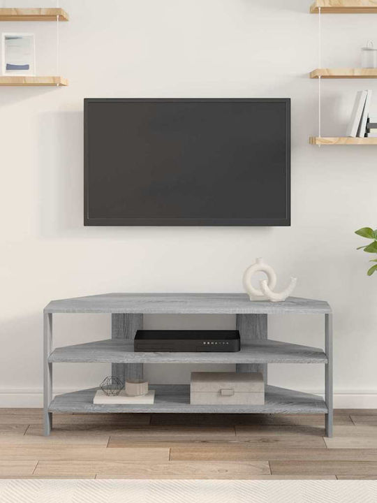 TV-Ständer Grau Spanplatte M102xT40.5xH45cm