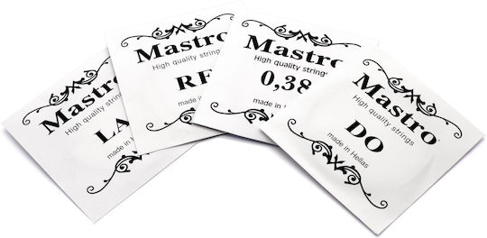 Mastro Σετ Silver Plated Χορδών 14 - 30" για Λαούτο Loop End