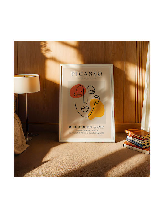 Poster Pablo Picasso Les Dejeurenes Dessins Art241 30cm X 40cm Black Wooden Frame