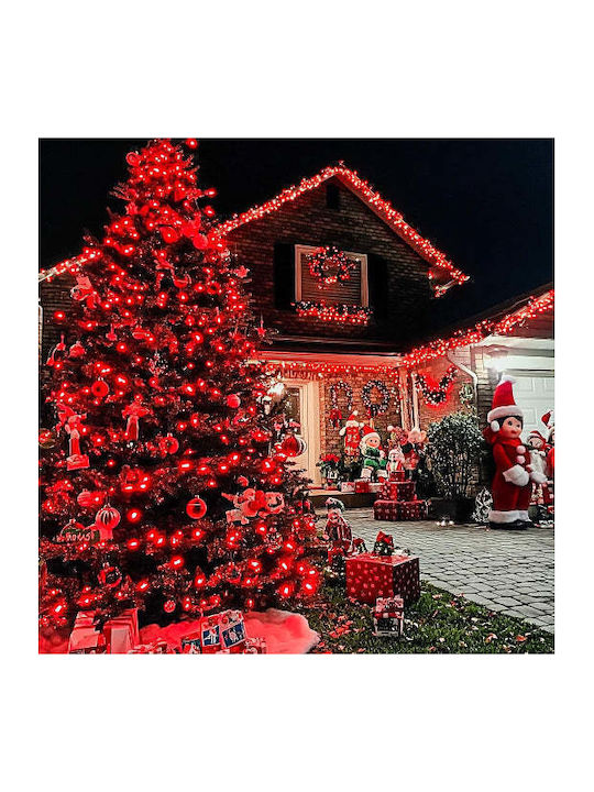 200 Lights LED 20m. Red in String 1pcs