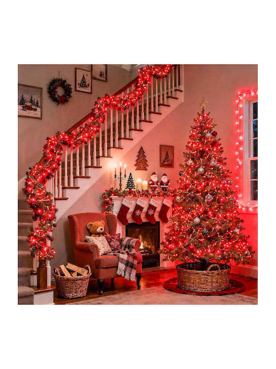 200 Lights LED 20m. Red in String 1pcs