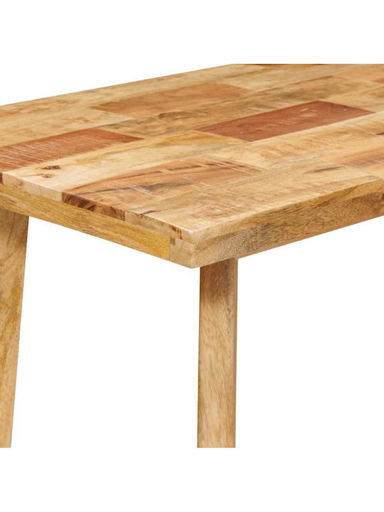 Table Dining Room from Solid Wood Natural 100x55x75cm