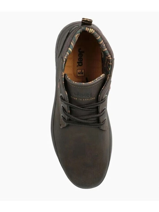Leather Brown Men's Boots
