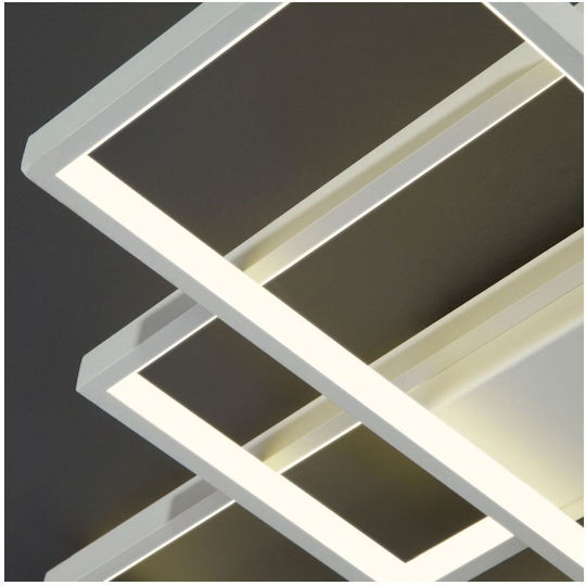 Home Lighting Πλαφονιέρα Οροφής 58εκ. Λευκή με Ενσωματωμένο LED